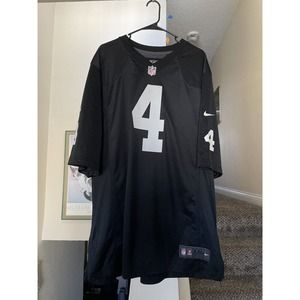 NIKE Las Vegas Raiders Derek Carr Black NFL Jersey Men’s XXL